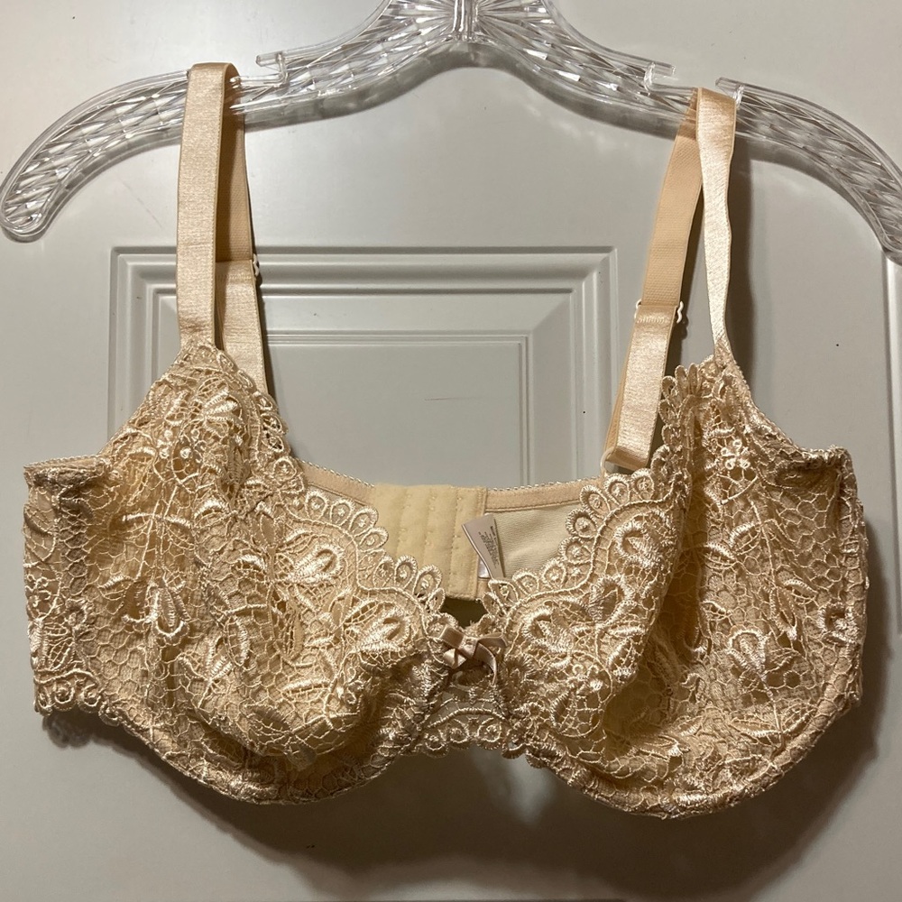 Barely‎ Breezies Lace Underwire Bra 38DD